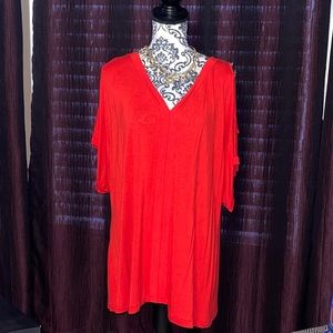 Cold Shoulder Dress Shirt